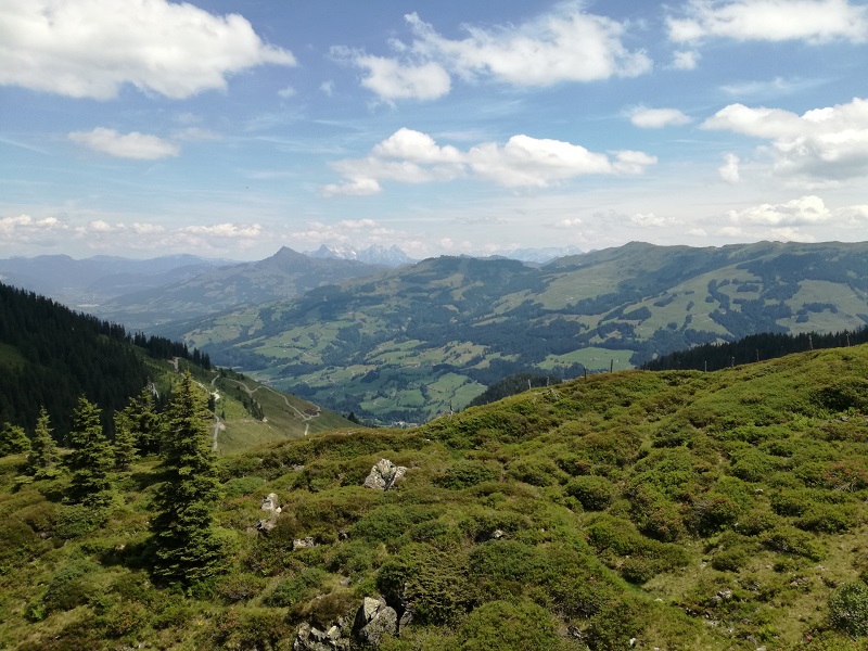 Ausblick vom Brechhorn Gipfel